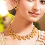 Ditya Imitation 22K Gold-Plated Kundan & Beaded Statement Jewellery Set for Women