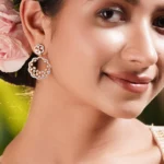 Ditya Imitation 18K Gold-Plated Contemporary Drop Earrings for Women